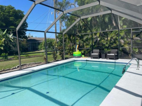 Relaxing place with pool